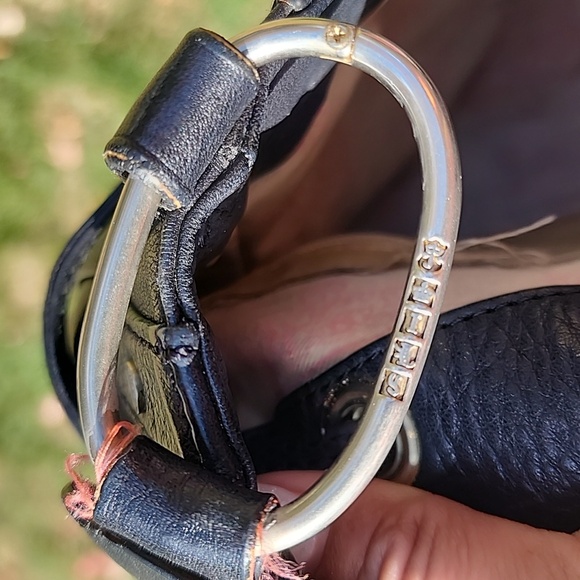 Rare 💎Vintage Leather Juicy Couture Bling Crystal Bag! - Picture 8 of 10